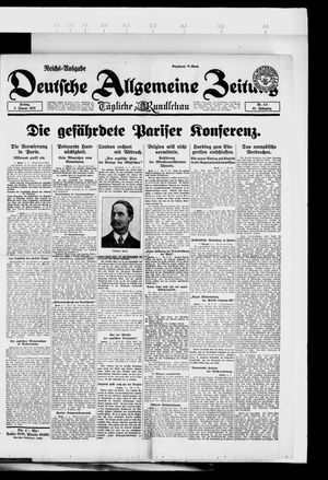 Deutsche allgemeine Zeitung vom 05.01.1923