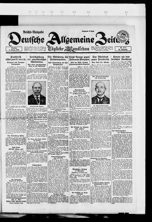 Deutsche allgemeine Zeitung vom 09.01.1923