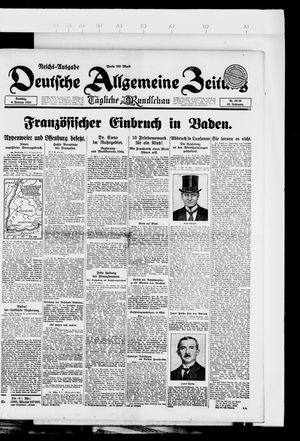 Deutsche allgemeine Zeitung vom 06.02.1923