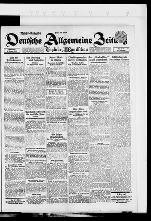 Deutsche allgemeine Zeitung on Feb 8, 1923
