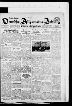 Deutsche allgemeine Zeitung vom 21.03.1923