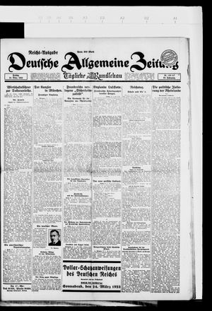 Deutsche allgemeine Zeitung vom 23.03.1923