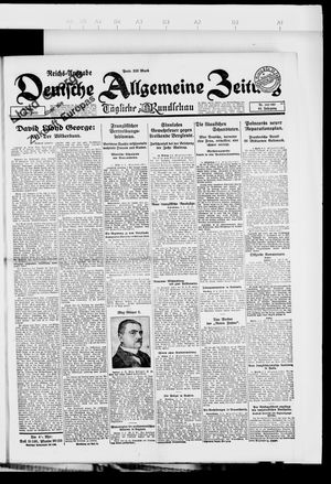 Deutsche allgemeine Zeitung on Apr 10, 1923