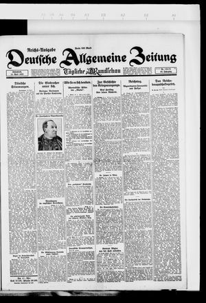 Deutsche allgemeine Zeitung vom 14.04.1923