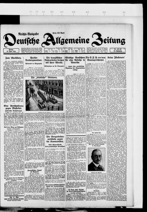 Deutsche allgemeine Zeitung vom 27.04.1923