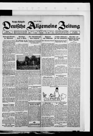 Deutsche allgemeine Zeitung vom 29.04.1923
