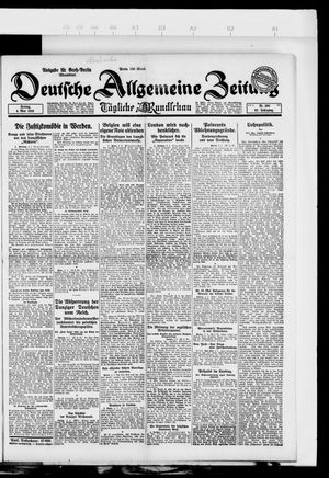 Deutsche allgemeine Zeitung vom 04.05.1923