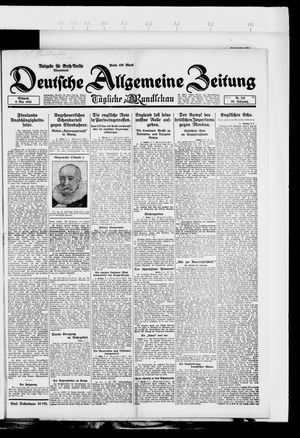 Deutsche allgemeine Zeitung vom 09.05.1923
