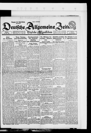 Deutsche allgemeine Zeitung vom 15.05.1923