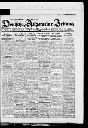 Deutsche allgemeine Zeitung on May 16, 1923