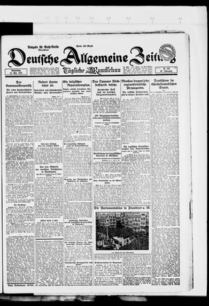 Deutsche allgemeine Zeitung vom 24.05.1923