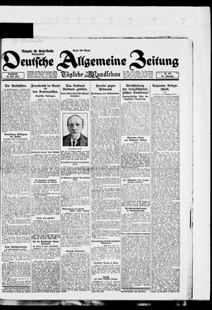Deutsche allgemeine Zeitung on May 26, 1923