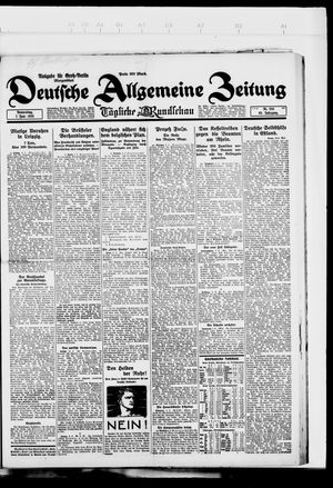 Deutsche allgemeine Zeitung vom 07.06.1923