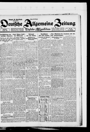 Deutsche allgemeine Zeitung vom 09.06.1923