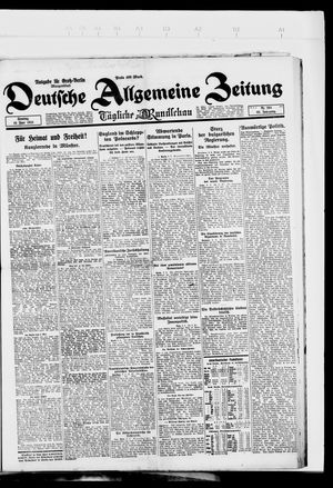 Deutsche allgemeine Zeitung on Jun 10, 1923