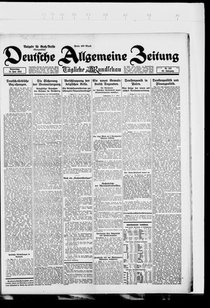 Deutsche allgemeine Zeitung vom 21.06.1923