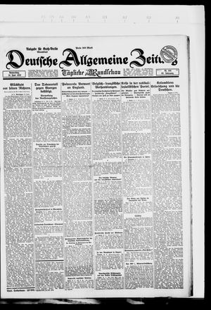 Deutsche allgemeine Zeitung vom 21.06.1923