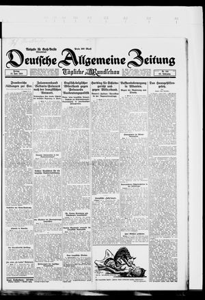 Deutsche allgemeine Zeitung on Jun 22, 1923