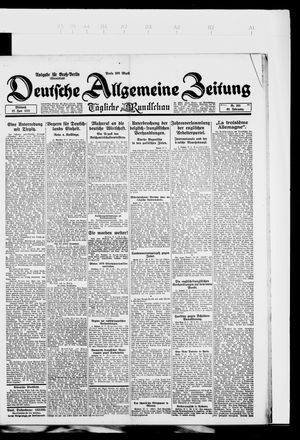Deutsche allgemeine Zeitung vom 27.06.1923