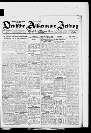 Deutsche allgemeine Zeitung vom 29.06.1923
