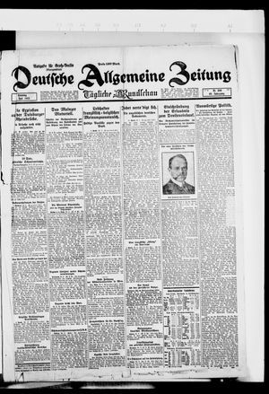 Deutsche allgemeine Zeitung on Jul 1, 1923