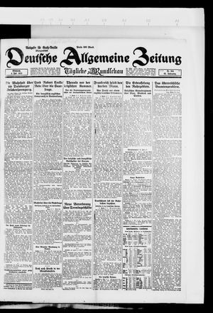 Deutsche allgemeine Zeitung on Jul 4, 1923
