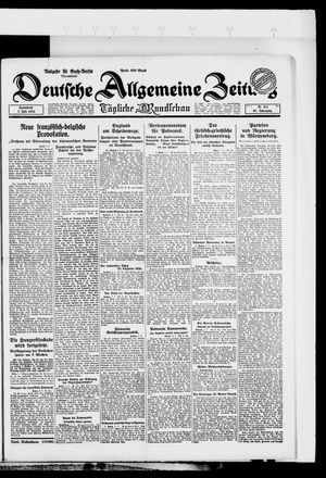 Deutsche allgemeine Zeitung vom 07.07.1923