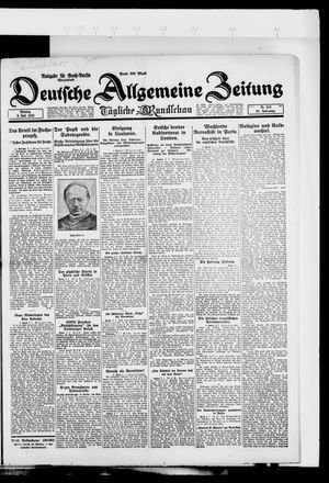 Deutsche allgemeine Zeitung on Jul 9, 1923