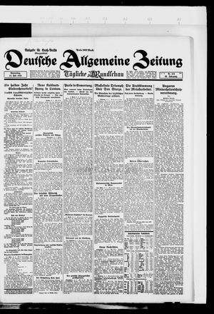 Deutsche allgemeine Zeitung vom 12.07.1923