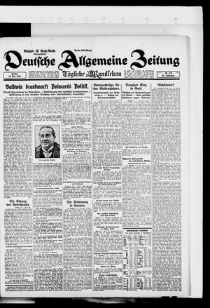 Deutsche allgemeine Zeitung vom 13.07.1923