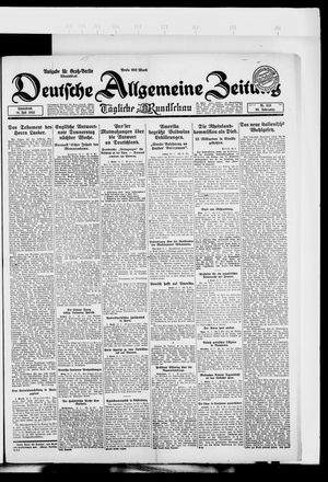 Deutsche allgemeine Zeitung on Jul 14, 1923