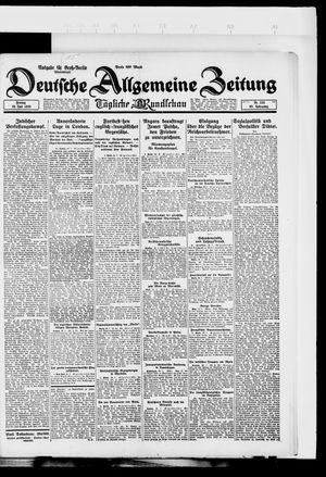 Deutsche allgemeine Zeitung vom 20.07.1923