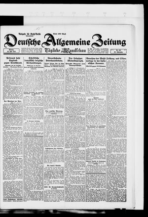 Deutsche allgemeine Zeitung on Jul 23, 1923