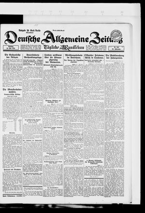 Deutsche allgemeine Zeitung vom 24.07.1923