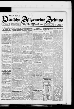 Deutsche allgemeine Zeitung on Jul 25, 1923
