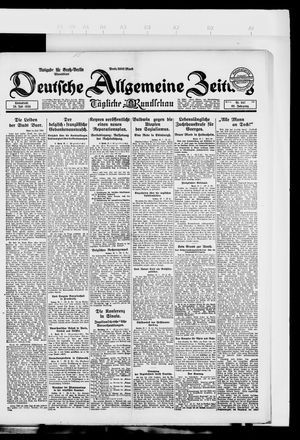 Deutsche allgemeine Zeitung on Jul 28, 1923