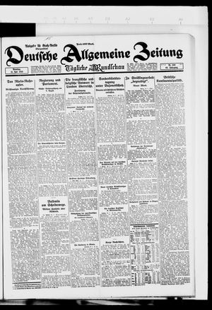 Deutsche allgemeine Zeitung vom 31.07.1923