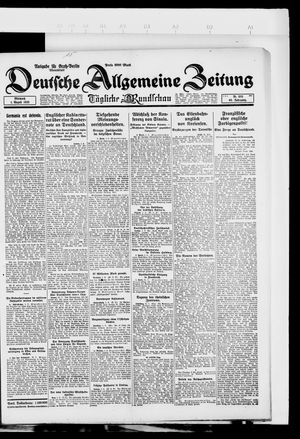 Deutsche allgemeine Zeitung vom 01.08.1923