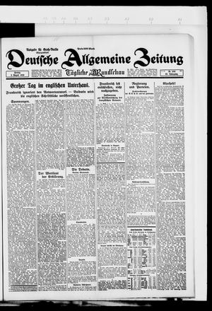 Deutsche allgemeine Zeitung vom 03.08.1923