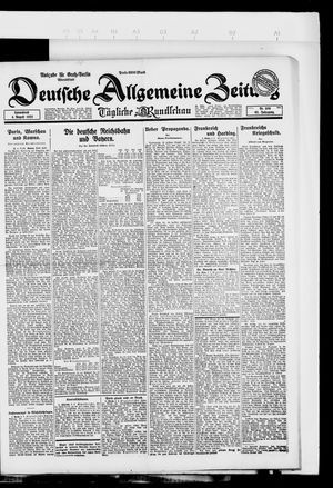 Deutsche allgemeine Zeitung vom 04.08.1923