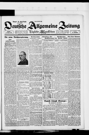Deutsche allgemeine Zeitung vom 14.08.1923