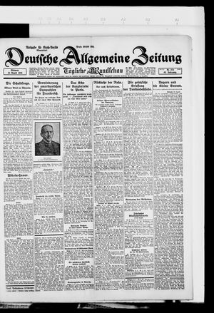 Deutsche allgemeine Zeitung vom 15.08.1923