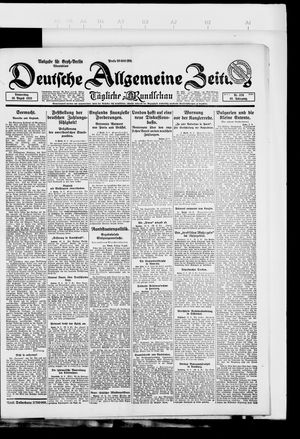 Deutsche allgemeine Zeitung vom 16.08.1923