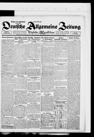 Deutsche allgemeine Zeitung vom 18.08.1923