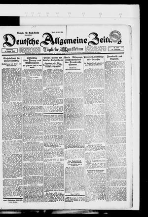 Deutsche allgemeine Zeitung vom 23.08.1923