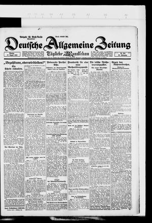 Deutsche allgemeine Zeitung vom 27.08.1923