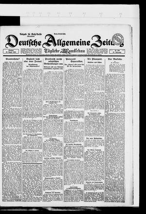 Deutsche allgemeine Zeitung vom 28.08.1923