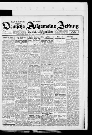 Deutsche allgemeine Zeitung on Sep 4, 1923