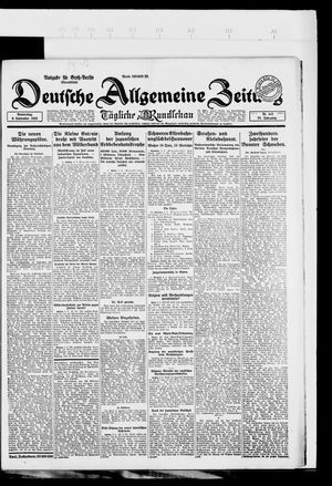 Deutsche allgemeine Zeitung on Sep 6, 1923