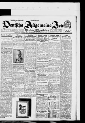 Deutsche allgemeine Zeitung on Sep 12, 1923
